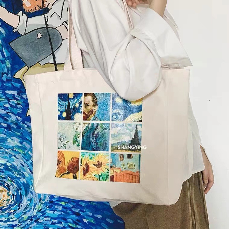 帆布包 女夏季学生单肩包 大容量斜跨包包 手提帆布袋整合合集