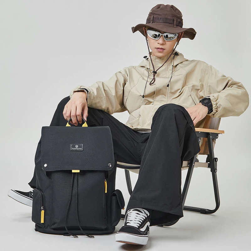 Outdoor Sports Travel Backpack, Large Capacity, Trendy Travel Computer Backpack, Versatile Simple School Bag for College Students, Men's Backpack