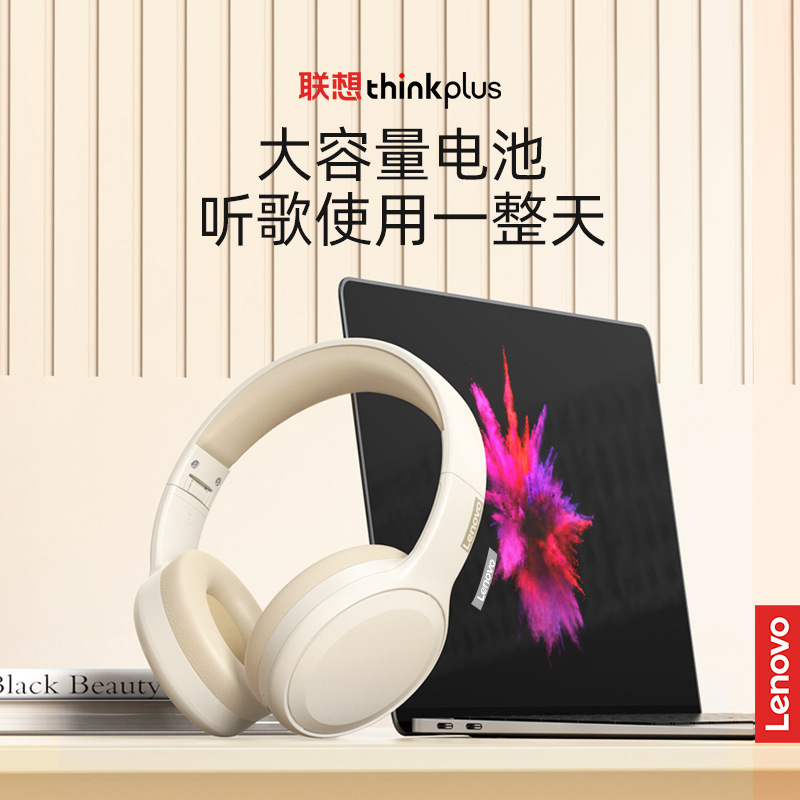 Thinkplus Head-Mounted True Wireless Noise Reduction Running Retro Bluetooth Headset Gaming E-Sports Long Battery Life Th30