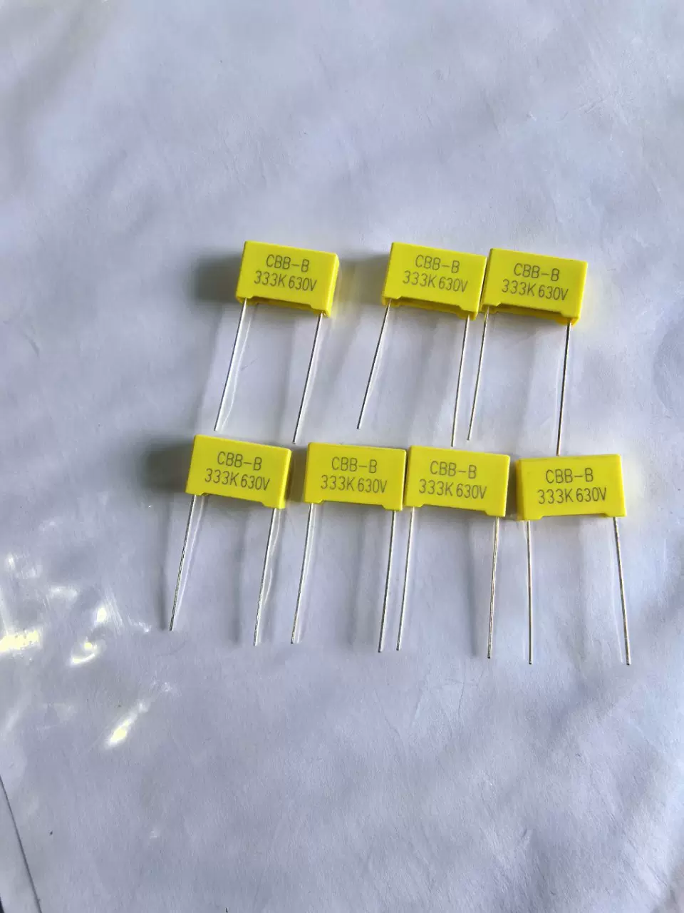 直插安规电容630V333K33nf0.033uf脚距15mm薄膜电容器家用