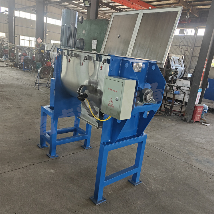 奇卓卧式泡沫橡胶热塑料混合机 二维304螺带混合机欢迎来电咨询