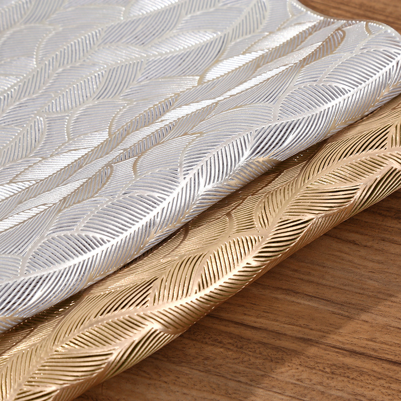 Transfronterizo cuadrado PVC almohadilla de comedor estilo europeo almohadilla de taza hueca almohadilla de taza cuadrada almohadilla de taza hueca aislamiento térmico almohadilla impermeable