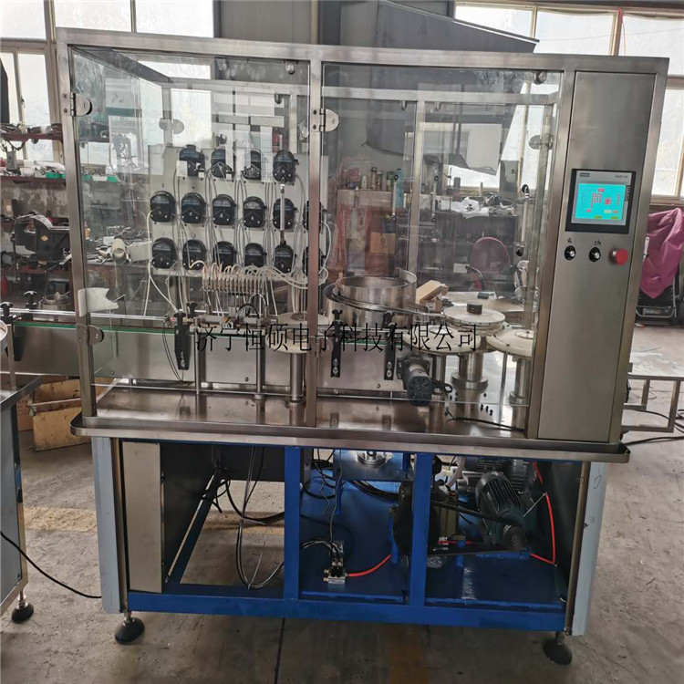 灌装加塞(半加塞）扎盖旋盖一体机恒硕超声服务信誉好灌装机