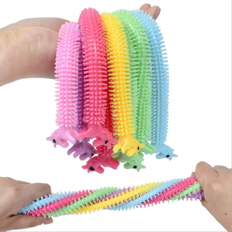 Tricky Pressure reducing toy Caterpillars originality elastic Lara Wildebeest children Decompression Vent noodle Tension rope
