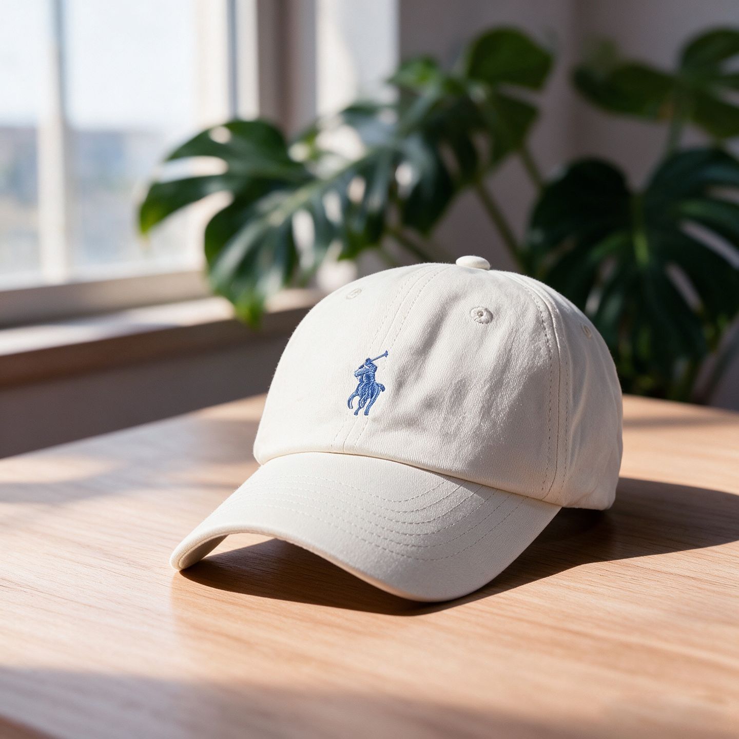P10 etiqueta blanco leche-azul / Talla única (ajustable de 53 a 63 cm)
