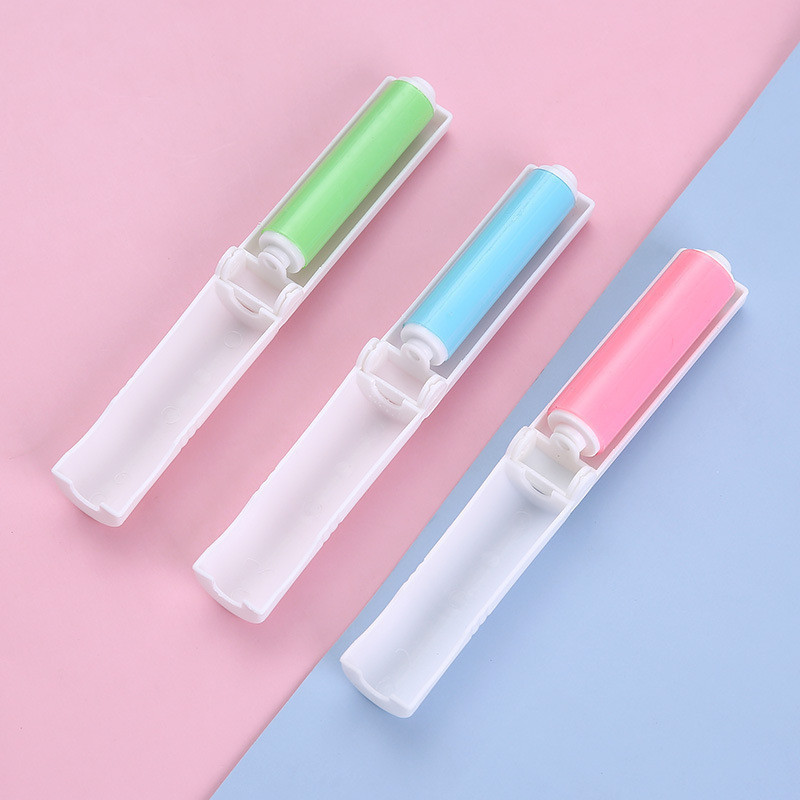 Household Foldable Clothes Roller Dust Removal Hair Removal Brush Washable Hair Sticker Clothes Dust Removal Brush Hair Sticker