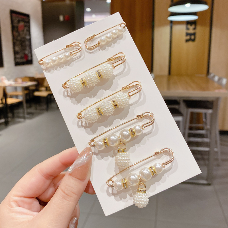 Broche de cintura para mujer falda apretada cintura artefacto pin fijo botón de botón anti-peregrino broche anti-peregrino