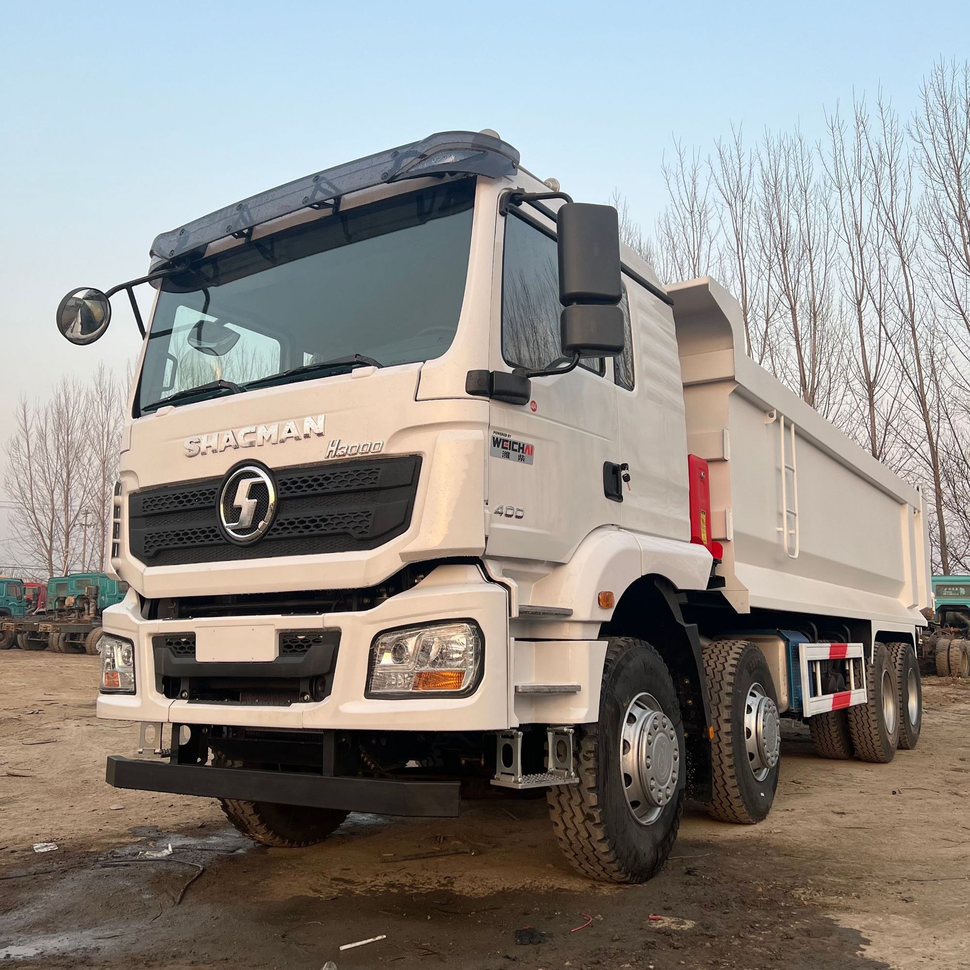 Factory Exports Used Shacman Dump Trucks, Shaanxi Automobile Delong Dump Trucks, Large Heavy-Duty Dump Trucks