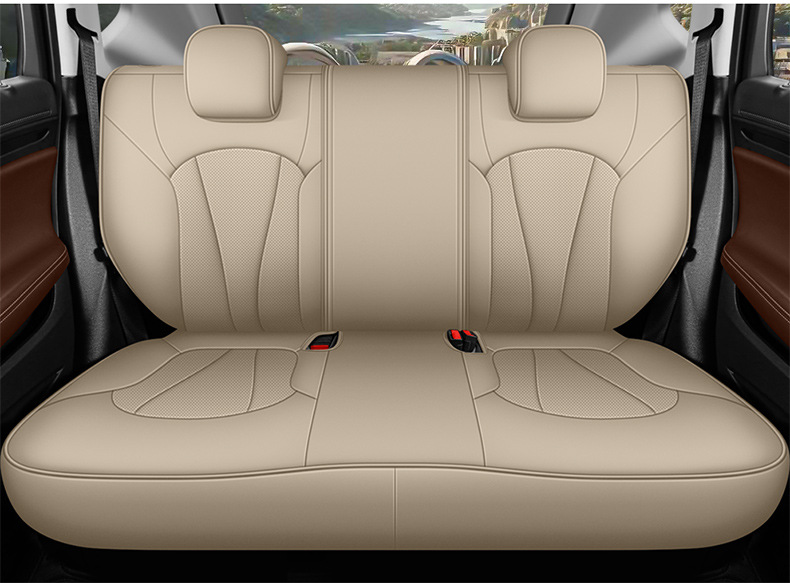 Factory Direct Sales of Perforated Leather Wear-Resistant Car Seat Cushions and Full-Coverage Special Car Seat Covers for the Verano