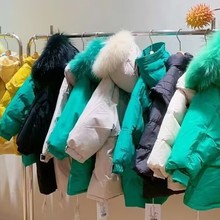 女童外套 安阳童装 2023年冬季品牌高端羽绒服 品牌童装儿童外套