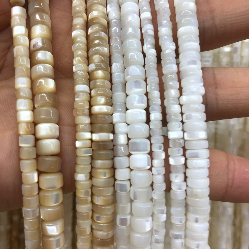 Shell Horseshoe Snail Chamfer Buckle Beads Mother-Of-Pearl Spacer Beads DIY Bracelet Necklace Semi-Finished Jewelry Accessories Wholesale