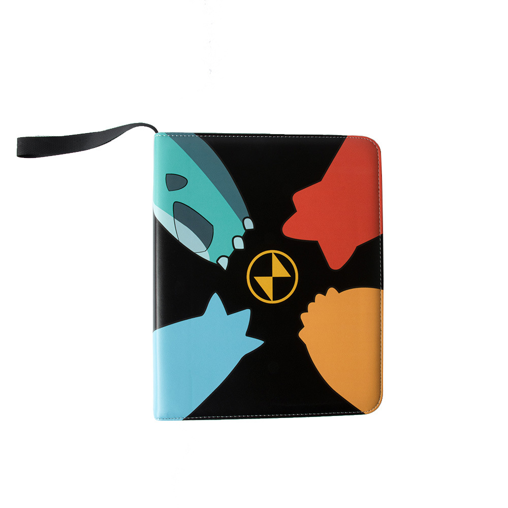 9 Libro de cartas de hojas sueltas de cuadrícula de Palacio Ultraman Game King Fire Shadow Bao Ke Meng Star Card Collection book