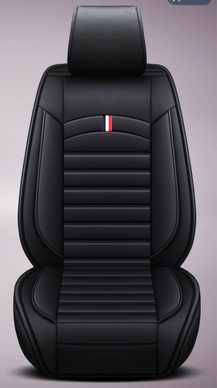 Qìchē – Seat cushion, seat cover Full Set Leather - mysterious-black-single-seat