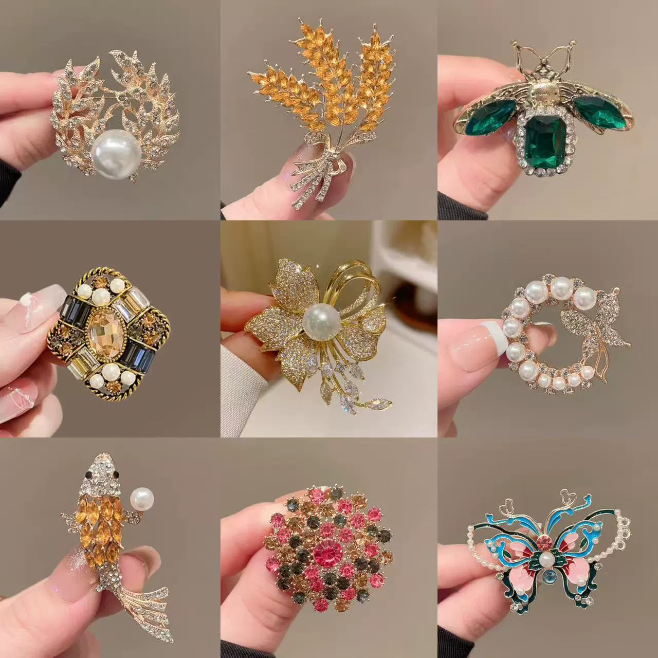 Новый сплав броши высокого уровня чувство ниши женщины оптом высокого класса пиджак пальто костюм высокого класса дикий корсак