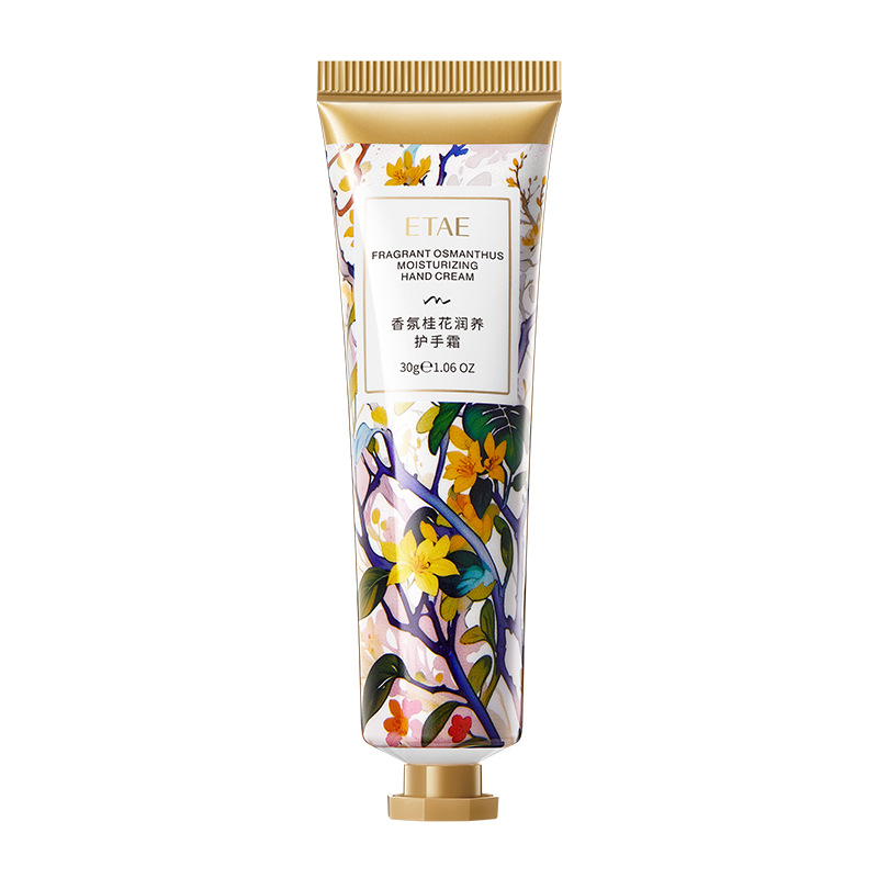 Fragrancia de cereza, crema de manos humectante, crema de manos para la piel de otoño y invierno, alta calidad facial.