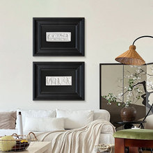 法式中古风装饰画高级感古希腊人物石膏壁画客厅立体室内百搭挂画