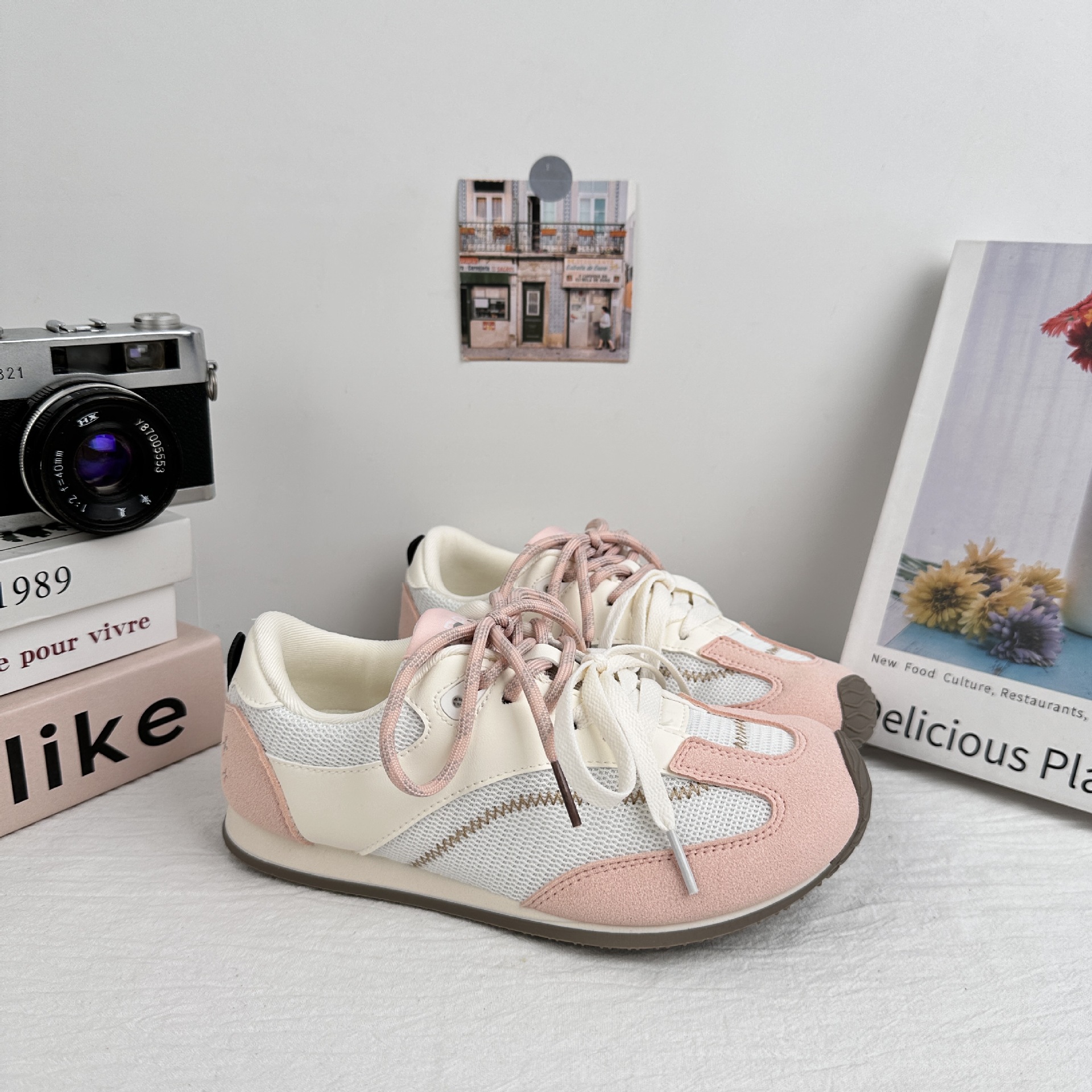 Zapatos casuales de verano, zapatos deportivos de suela delgada, zapatos de mujer, 2025 nuevos zapatos blancos, zapatos de malla transpirables