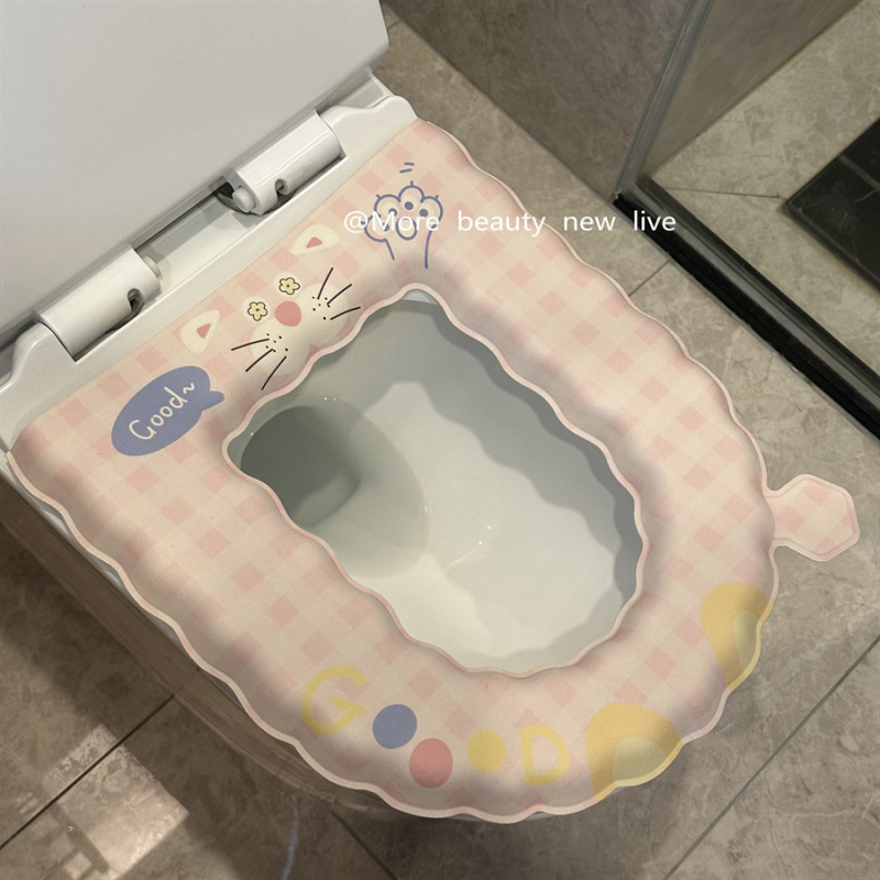 可爱马桶垫春夏可擦洗马桶圈家用卫生间坐便器垫子卡通马桶套批发|undefined