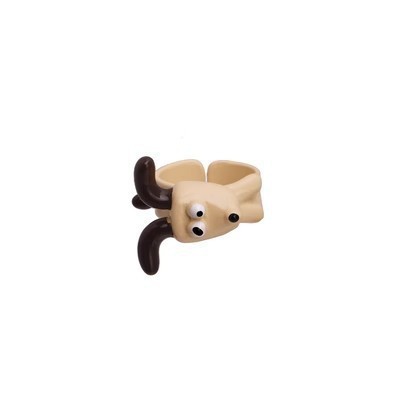 Cute and Funny Cartoon Open Ring Girls Fun Personality Versatile Niche Unique Design Index Finger Ring