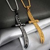 Men's retro necklace, pendant for elementary school students for beloved hip-hop style, sweater, wholesale