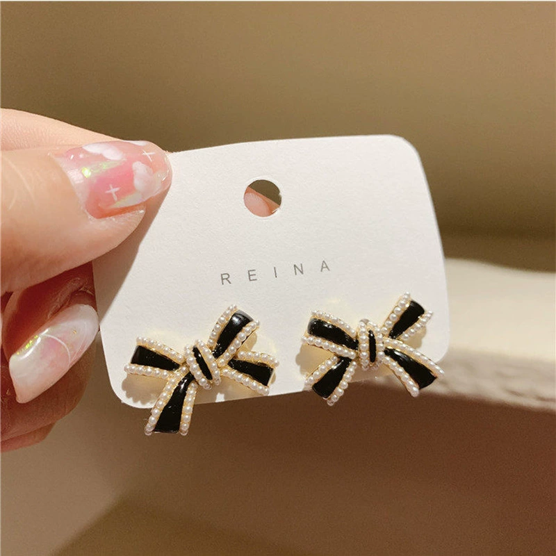 Серебряная игла, универсальные модные длинные серьги из жемчуга, серебро 925 пробы, интернет-знаменитость