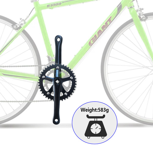 Bicycle square hole crank mountain bike road bike non-integrated aluminum alloy chainring 130BCD chainring 39t44T