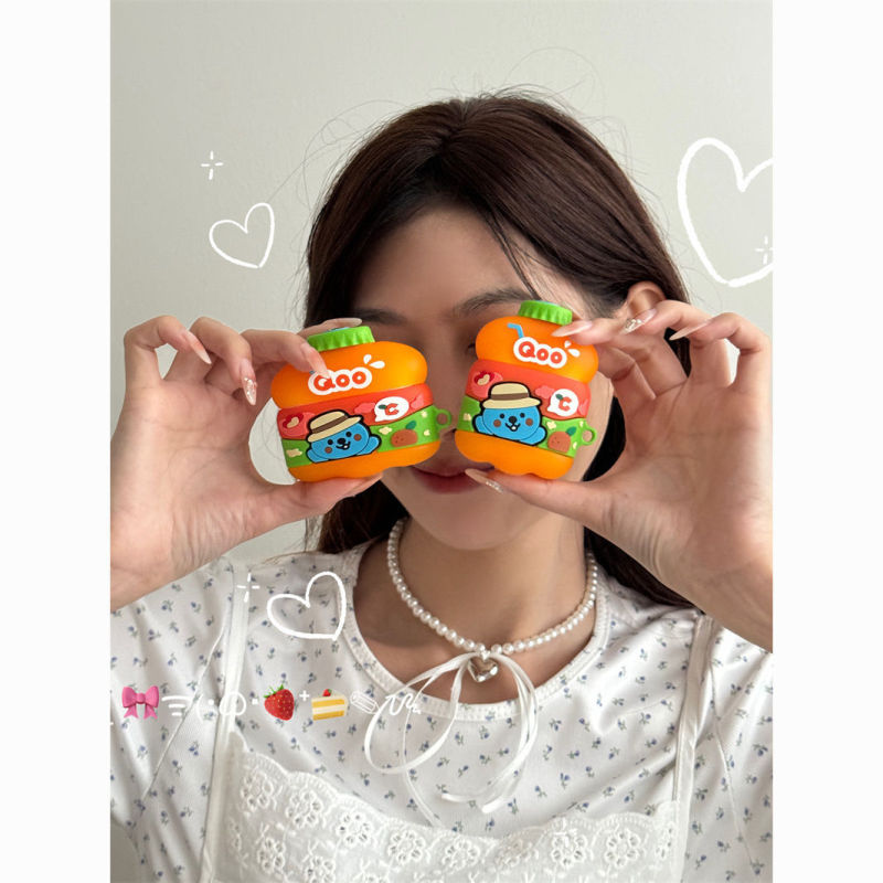 クロスボーダー立体ゴミ袋エアポッドプロ2世代適用1/2/3/4世代アップルワイヤレスbluetoothイヤホンカバー|undefined