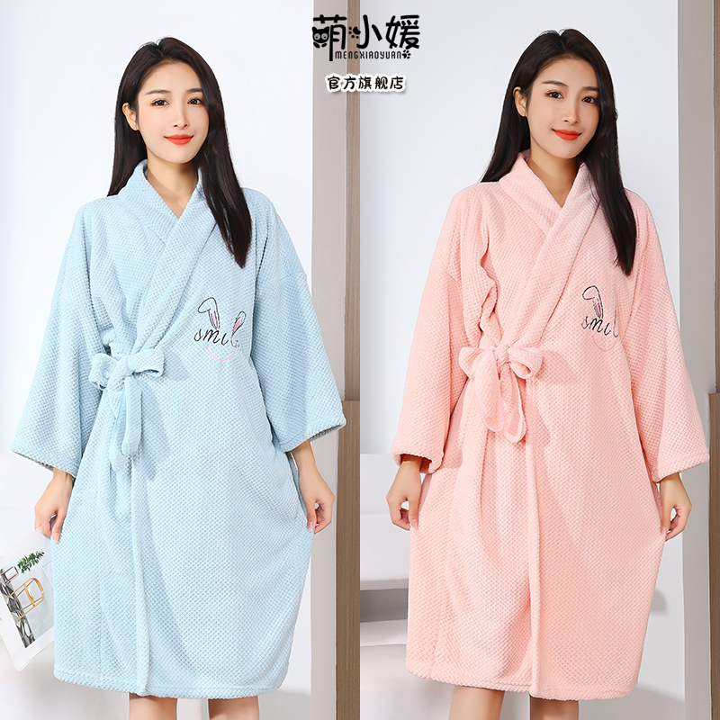 목욕 타월 2023 새로운 스타일 면 가정용 목욕 가운 여성 성인 착용 가능한 포장 빠른 건조 커플 목욕 스커트