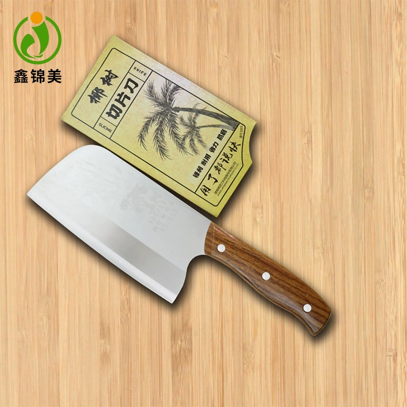 Хунань гладкая кокосовая пальма YS-012 наследие кованого ремесла домашняя гостиница кухня пластиковая ручка 4Cr13