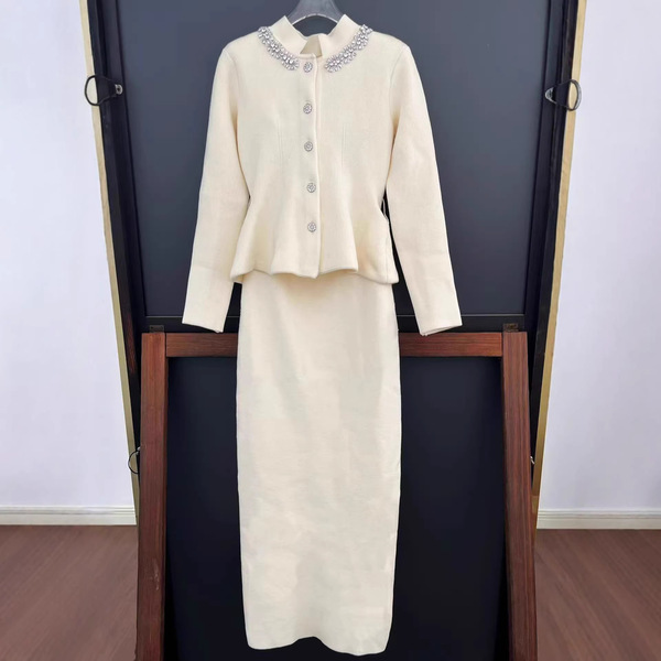 Autumn elegant knitted long-sleeve
