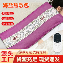 海盐热敷包粗盐袋电加热艾灸理疗包全身通用加热陈艾绒海盐热敷袋