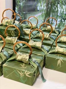 Dragon Boat Festival Japanese-Style Dragon Boat Festival Rice Dumpling Furoshiki Wrapping Cloth Gift Wrapping Cloth Box for Mung Bean Cake Wooden Box