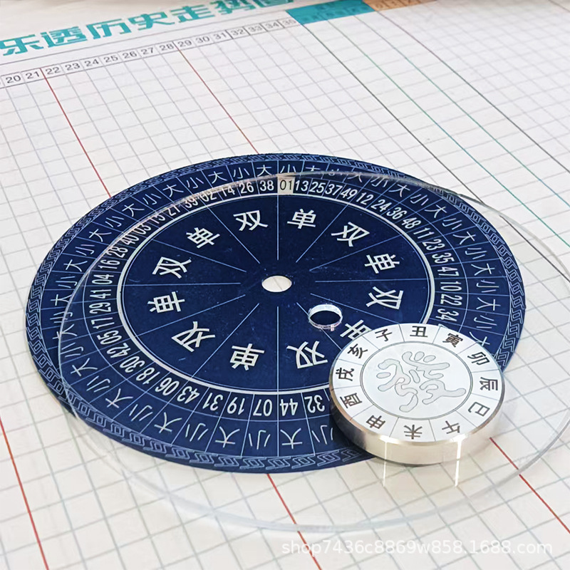 12生肖地支星座1-49号码机选号器手动不锈钢幸运选号器抽奖转盘|undefined