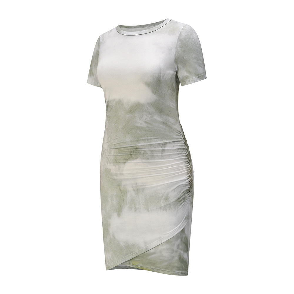 tie-dye printing dress Nihaostyles wholesale clothing vendor NSHYG72301