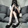 Source of the Source Japanese Satis Satis Socks JK soft girl comfortable calf socks lovely empty lace net socks