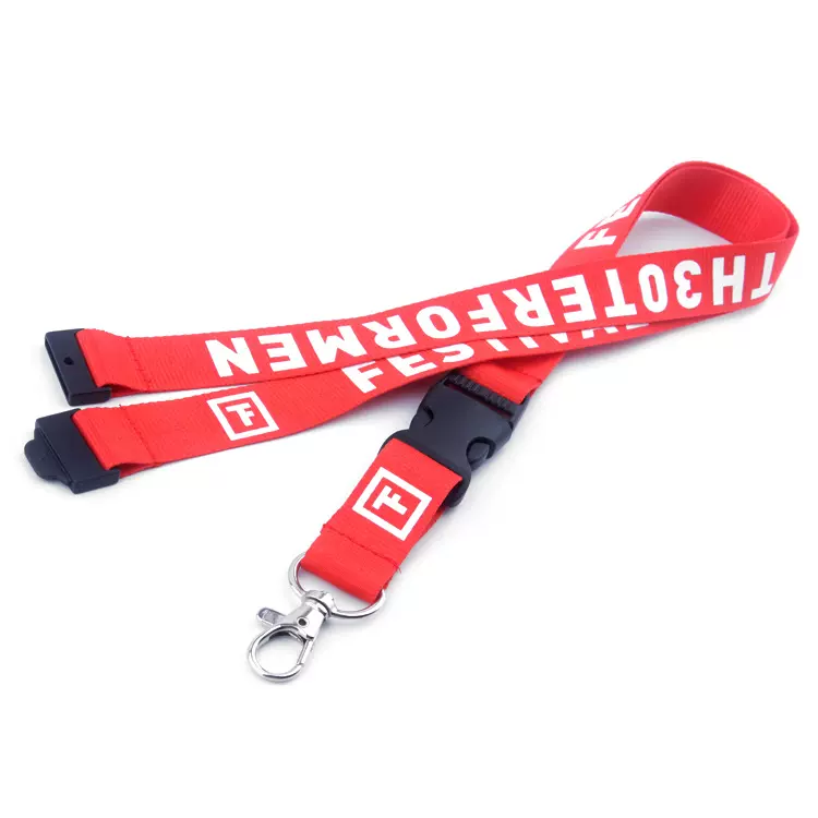 挂绳LOGO印刷定制单色套色单双面缝合包装成品丝印胶印热转印加工