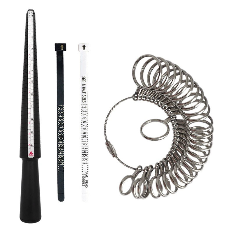 Измерительное кольцо размера США Кольцо руки США дюйм кольцо окружность пальца измеряется с помощью мягкого номерного кольца линейки США