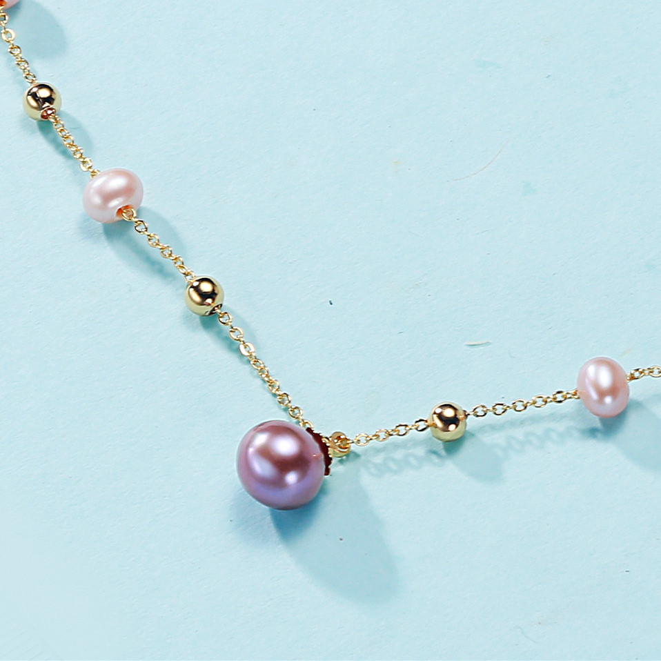 1 Piece Quantity Daily Occasion Freshwater Pearl Copper Alloy Geometric Necklace