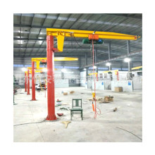 悬臂吊3t悬臂起重机180度旋转独臂吊行车威海安装现场