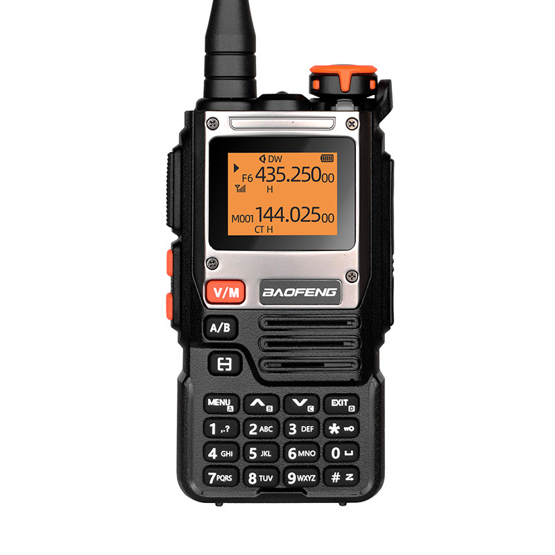 Baofeng UV-K6 intercomunicador de alta potencia de banda completa recibe UV de doble banda al aire libre de rescate del equipo de turismo autónomo de esquí