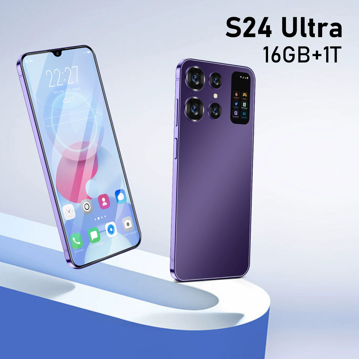 Взрывной 2024 S24 Ultra, Android смартфон 16+1 ТБ, единый источник от фабрики