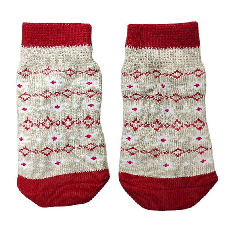 Фабрика оптовые носки любимчика Non-Выскальзования собаки носки любимчика ноги крышки Крытый Non-Выскальзования носки любимчика