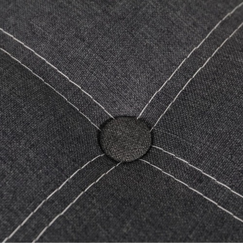 Home Multifunctional Creative Button Storage Bench, Fabric Cotton Linen Sofa Shoe Storage Bench, Foldable Storage Bench