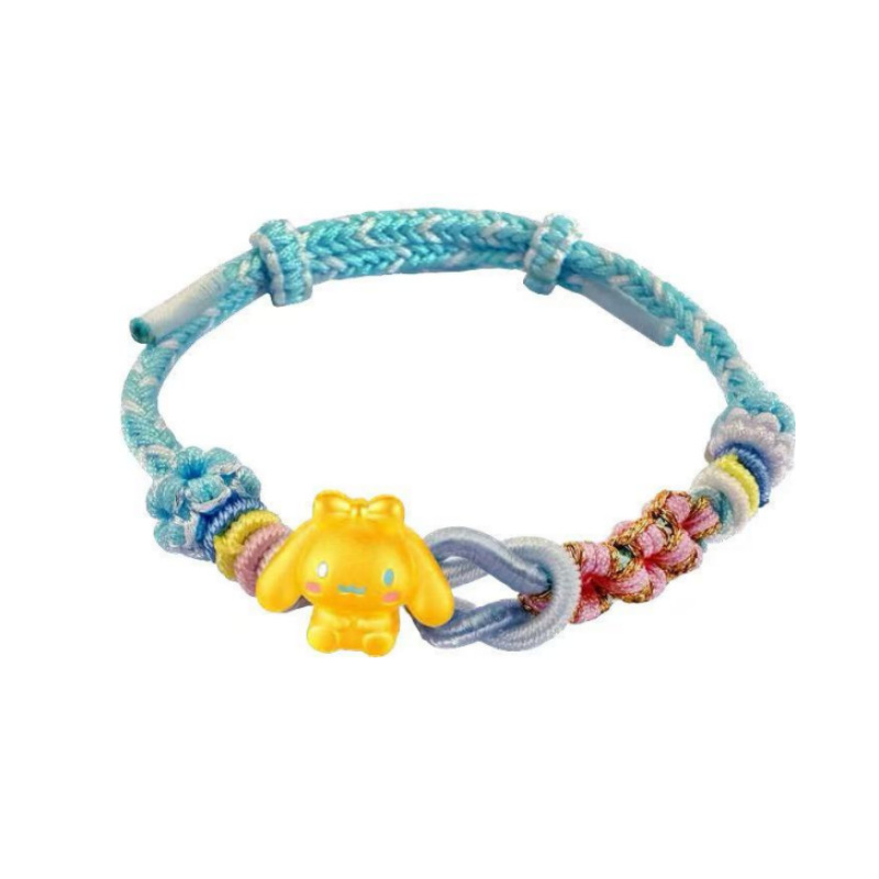 옥 계피 개 + 파란색 팔찌 + 인증서 + 카운터 고급 포장