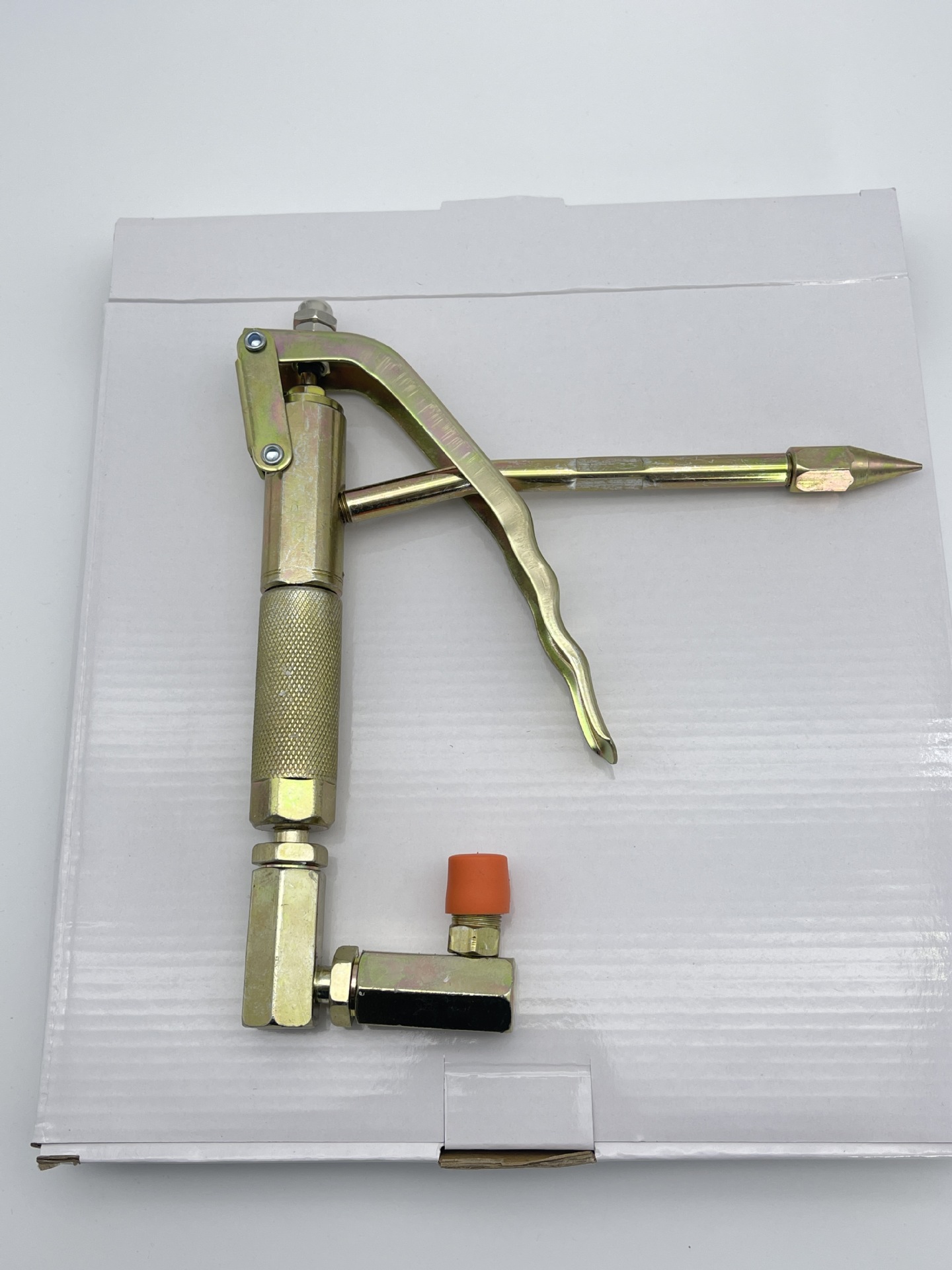 Cabeza de pistola de mantequilla universal, inyector de aceite neumático de alta presión, boquilla de mantequilla, tubería de aceite, accesorios de máquina de mantequilla eléctrica.