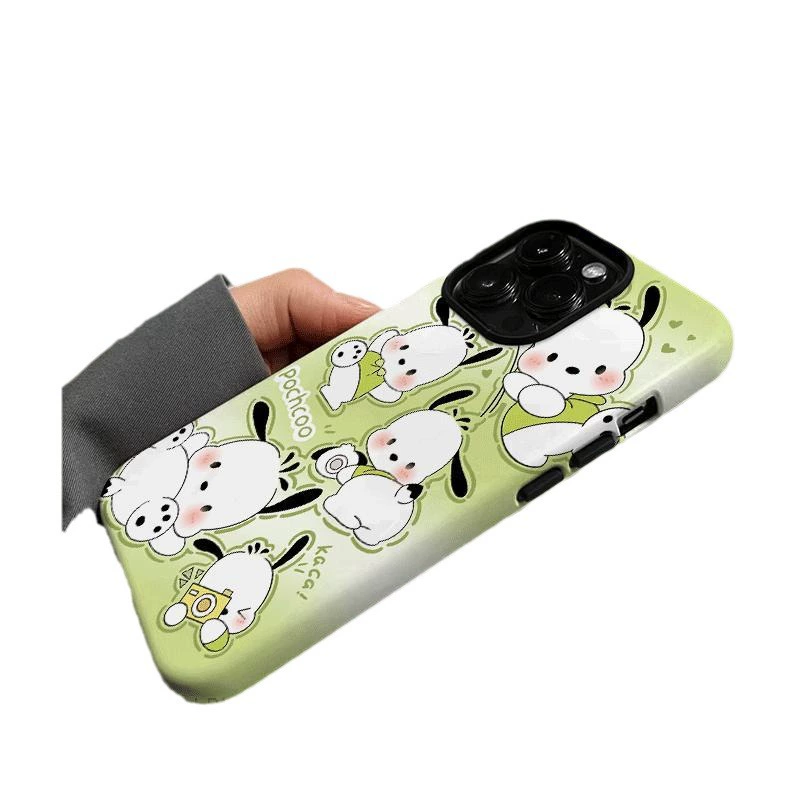 Яблоко, милый матчa, iPhone15, совместимый чехол для телефона, 2 в 1, защита от падения