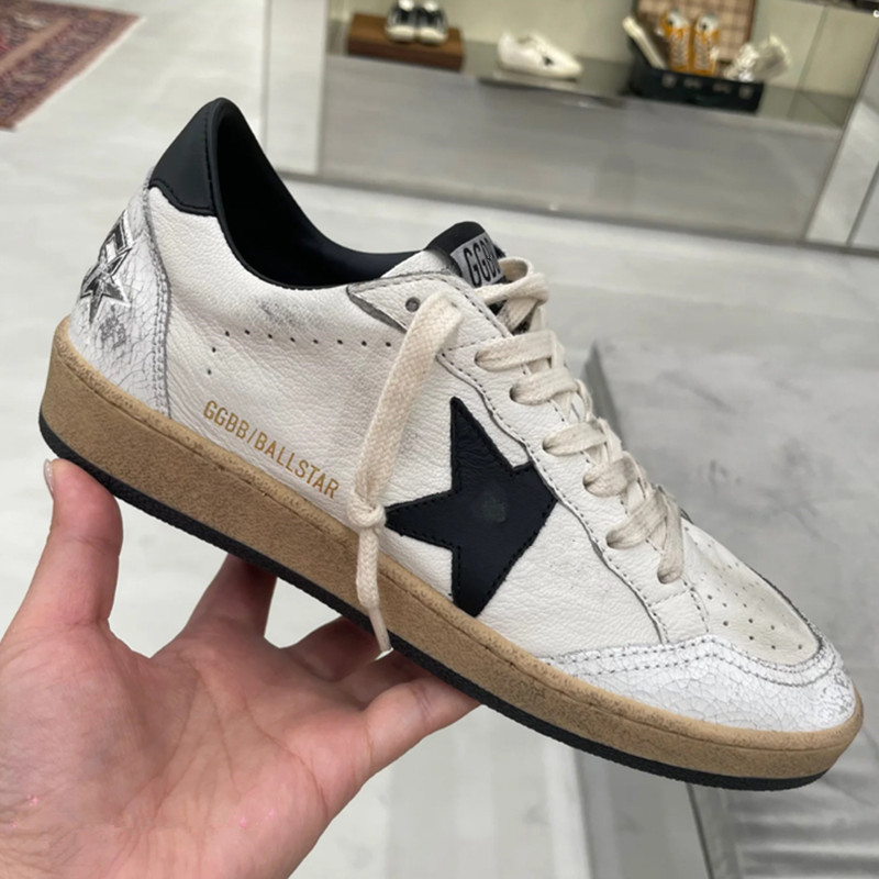 New Korean-Style Gg Star Distressed Sneakers, Retro Couple Casual Comfortable Classic Versatile Height-Increasing White Shoes New Korean-Style Gg Star Distressed Sneakers, Retro Couple Casual Comfortable Classic Versatile Height-Increasing White Shoes