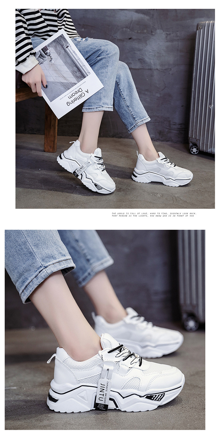 fashion lace-up belt sneakers Nihaostyles wholesale clothing vendor NSCF73010