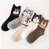 Cute cartoon three dimensional knee socks, mid-length, wholesale