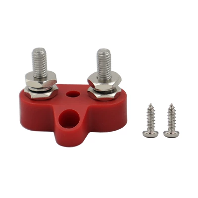 Power supply, ignition system accessories Terminal 48V Heavy Duty - red-double-stud-m6